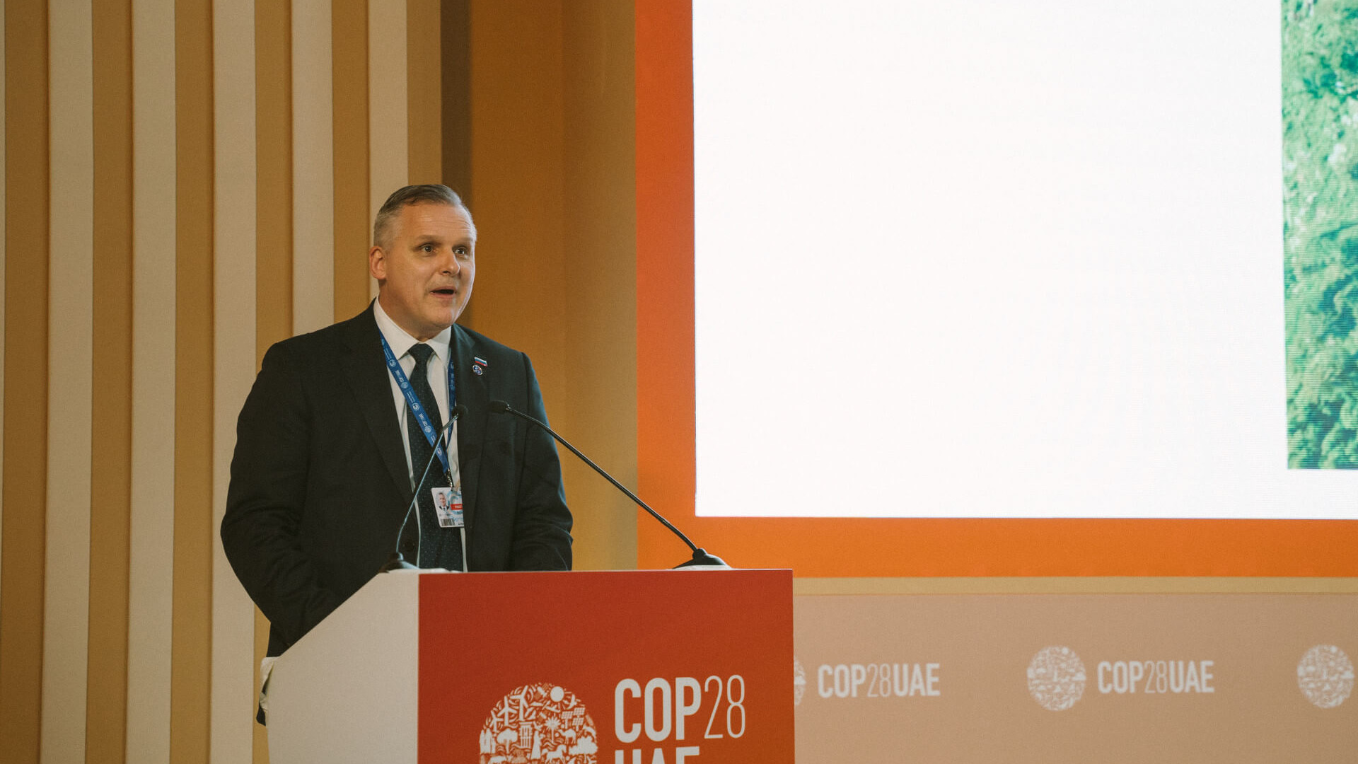 The Green Group Initiative COP28 Bojan Kumer Minister of the Environment Climate and Energy 2023 12 15
